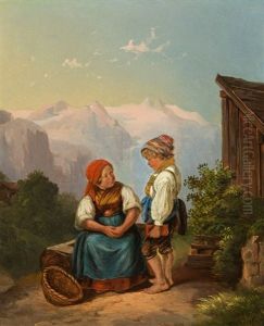 Vor Dem Schulweg by Johann Friedrich Treml