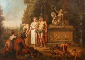 Hommage A Bacchus by Pierre Charles Tremolieres