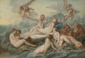 The Birth Of Venus by Pierre Charles Tremolieres