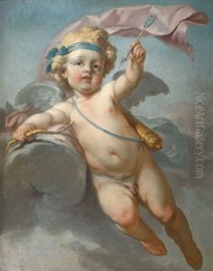 L'amour Tenant Un Arc by Pierre Charles Tremolieres