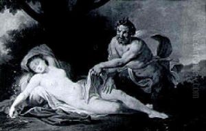 Jupiter And Antiope by Pierre Charles Tremolieres