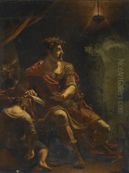 Brutus Disturbed By The Ghost Of Caesar (from Shakespeare's Julius Caesar, Act Iv, Scene Iii) - view 1