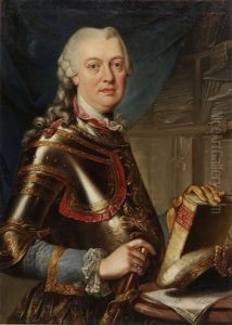 Portrat Jost Ignaz Pfyffer, Kommandant Der Papstlichen Schweizergarde by Nicolaus Treu