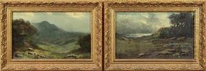 California Coast And Hills In The Clearing by Richard de Treville