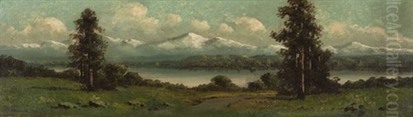 Lake In The Sierra Foothills - view 1