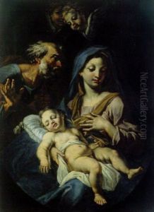 Die Heilige Familie by Angelo Trevisani