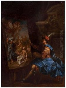 Self-portrait At The Easel