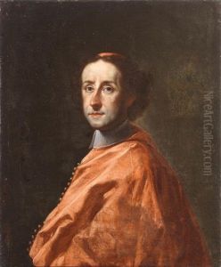 Portrait Of Cardinal Ottoboni (1667-1740), Half-length, In Cardinal's Robes by Francesco Trevisani