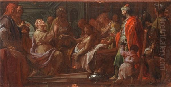 Saint Matthew Resuscitating The Son Of The King Of Ethiopia; And The Dedication Of The Resuscitated Son To God (2) - view 1