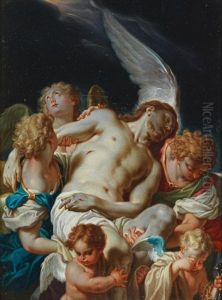 The Dead Christ Held By Angels The Dead Christ Held By Angels