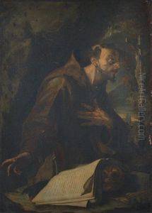 Saint Francis Of Assisi In Prayer