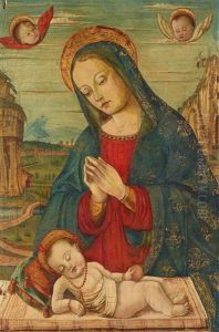 Madonna And Child by Girolamo da Treviso the Elder