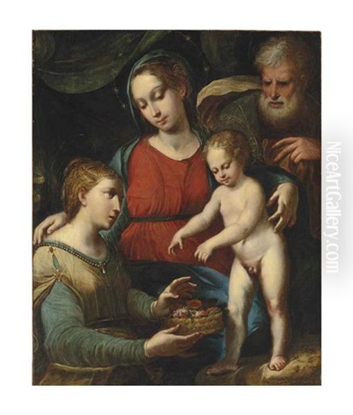 The Holy Family And Saint Catherine Of Alexandria - view 1