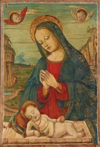 The Virgin And Child by Girolamo da Treviso the Elder
