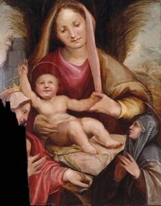 The Madonna And Child With Attendant Saints