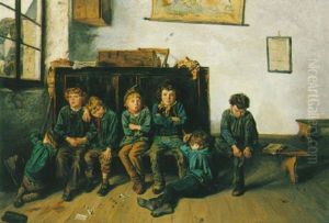 Breton Boys - En Retenue by Helen Mable Trevor