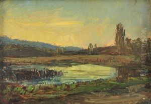 L'etang De Viguan by Joseph Trevoux