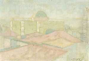 Village Rooftops by Theofrastos Triandafyllidis