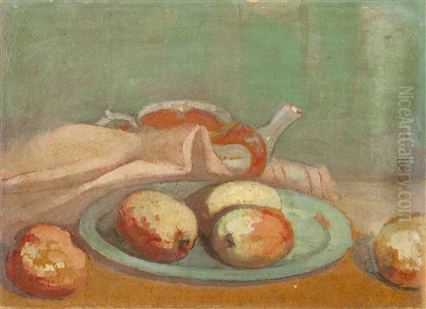 Still Life With Fruits And Tea Pot - view 1