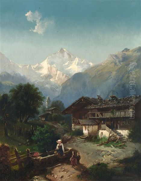 Blick Auf Das Jungfraumassiv Im Berner Oberland - view 1