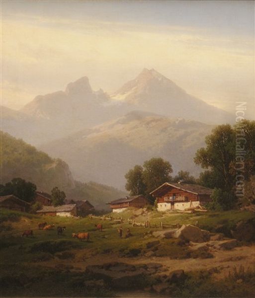 Blick Auf Den Watzmann Bei Berchtesgaden - view 1