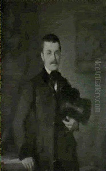 Portrait D'homme Sous Un Buste D'apollon - view 1