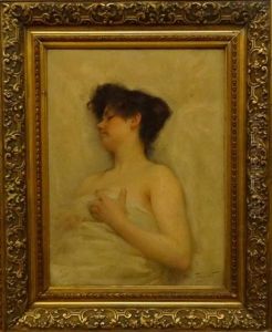 Femme Endormie by Jules Octave Triquet