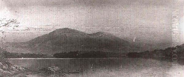 Mountainous Lake Scene - view 1