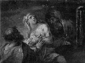 Lot And His Daugthers by Johann Sebastian Troger