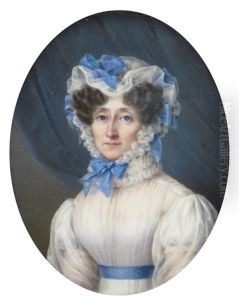 Portrait Miniature Of A Lady