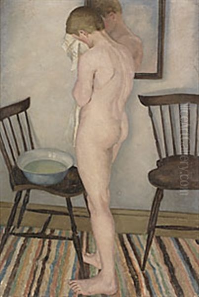 Pojke Som Tvattar Sig - view 1
