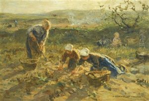 Potato Harvest by Johann Jan Zoetelief Tromp