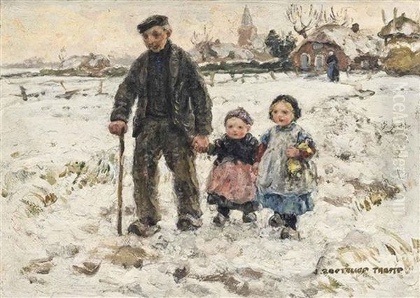 A Winter Walk With Grandpa - view 1