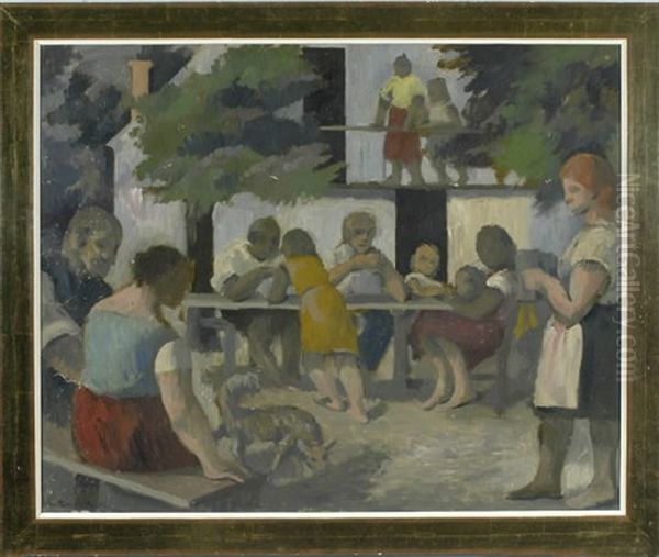 Gesellschaft Im Biergarten - view 1