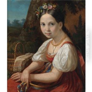 Peasant Girl by Vasili Andreevich Tropinin
