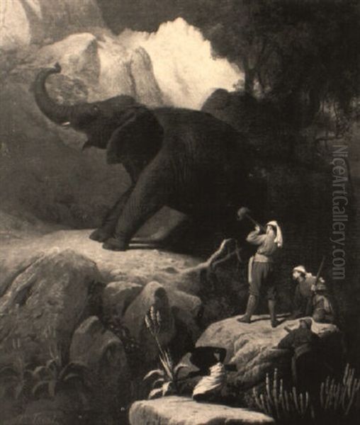 Herzog Ernst Von Gotha Auf Elefantenjagd - view 1