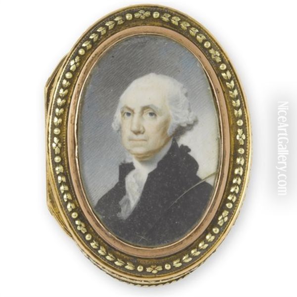 George Washington (snuff Box Cover) - view 1