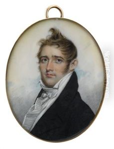 Portrait Of John Baldwin Large by Benjamin Trott