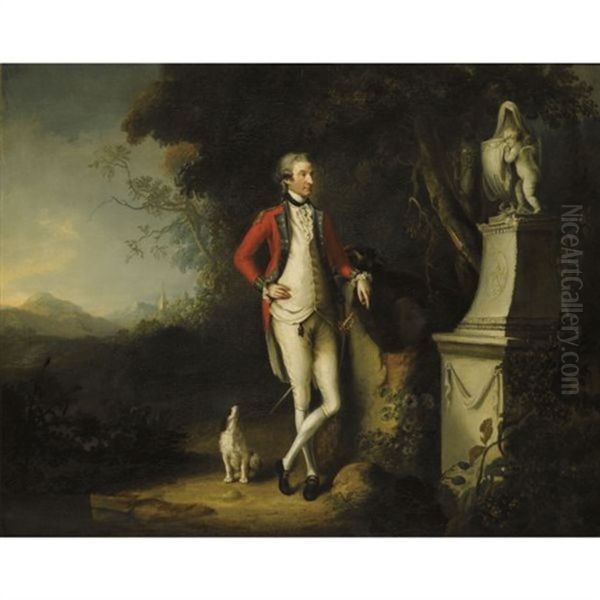 Portrait Of An Officer Of The 18th Royal Irish Regiment Of Foot - view 1