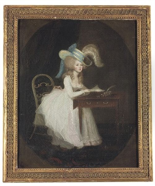 Portrait Of Mrs. Pollock Of Mountainstown, Navan, Co. Meath - view 1