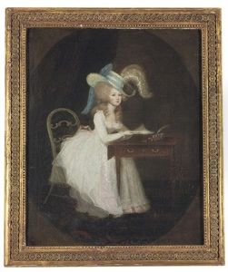 Portrait Of Mrs. Pollock Of Mountainstown, Navan, Co. Meath by John Trotter