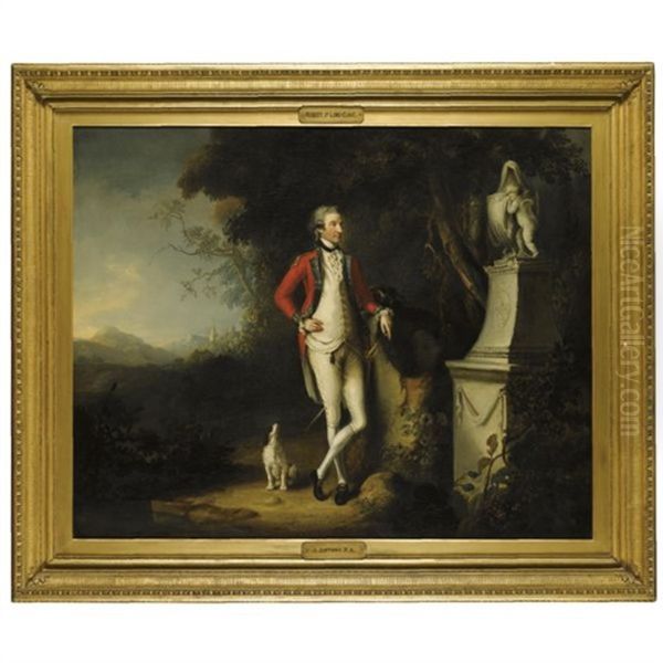 Portrait Of An Officer Of The 18th Royal Irish Regiment Of Foot - view 1
