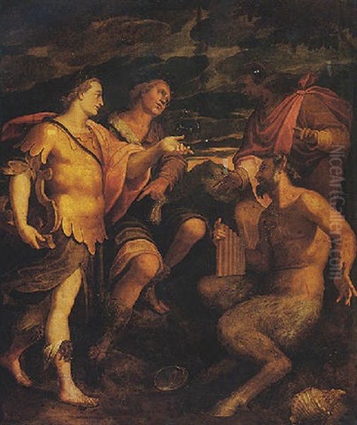 The Contest Between Apollo And Marsyas - view 1