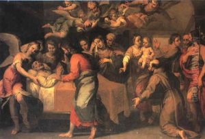 The Death Of Saint Joseph by Giovan-Battista (Il Malosso) Trotti