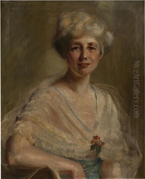 Portrait Of A Woman In A Day Dress - view 1