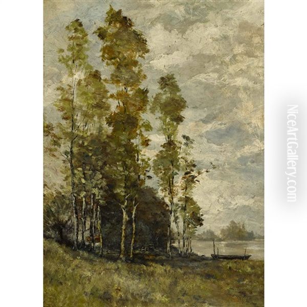Paysage. Bord De La Seine - view 1