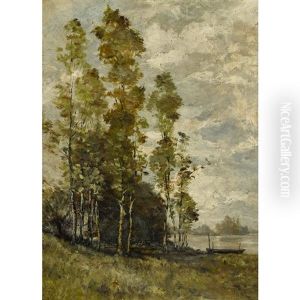 Paysage. Bord De La Seine by Paul Desire Trouillebert