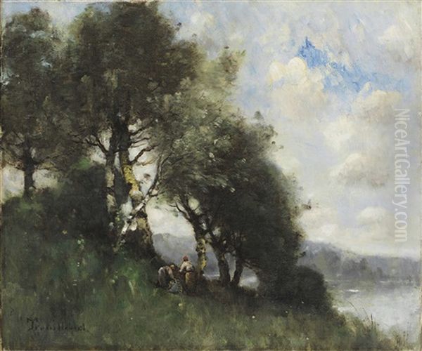 Les Fagoteuses Au Bord De L'eau - view 1