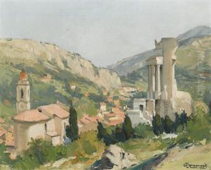 Sommerliche Ansicht Von La Furbie by Henri Georges Troussard