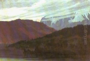 Landschaft Am Vierwaldstattersee by Georges Troxler